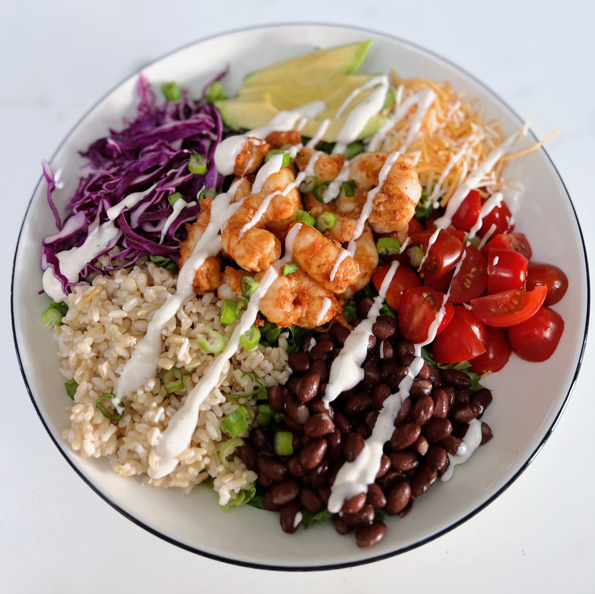 Chipotle Spot Prawn Taco Bowls