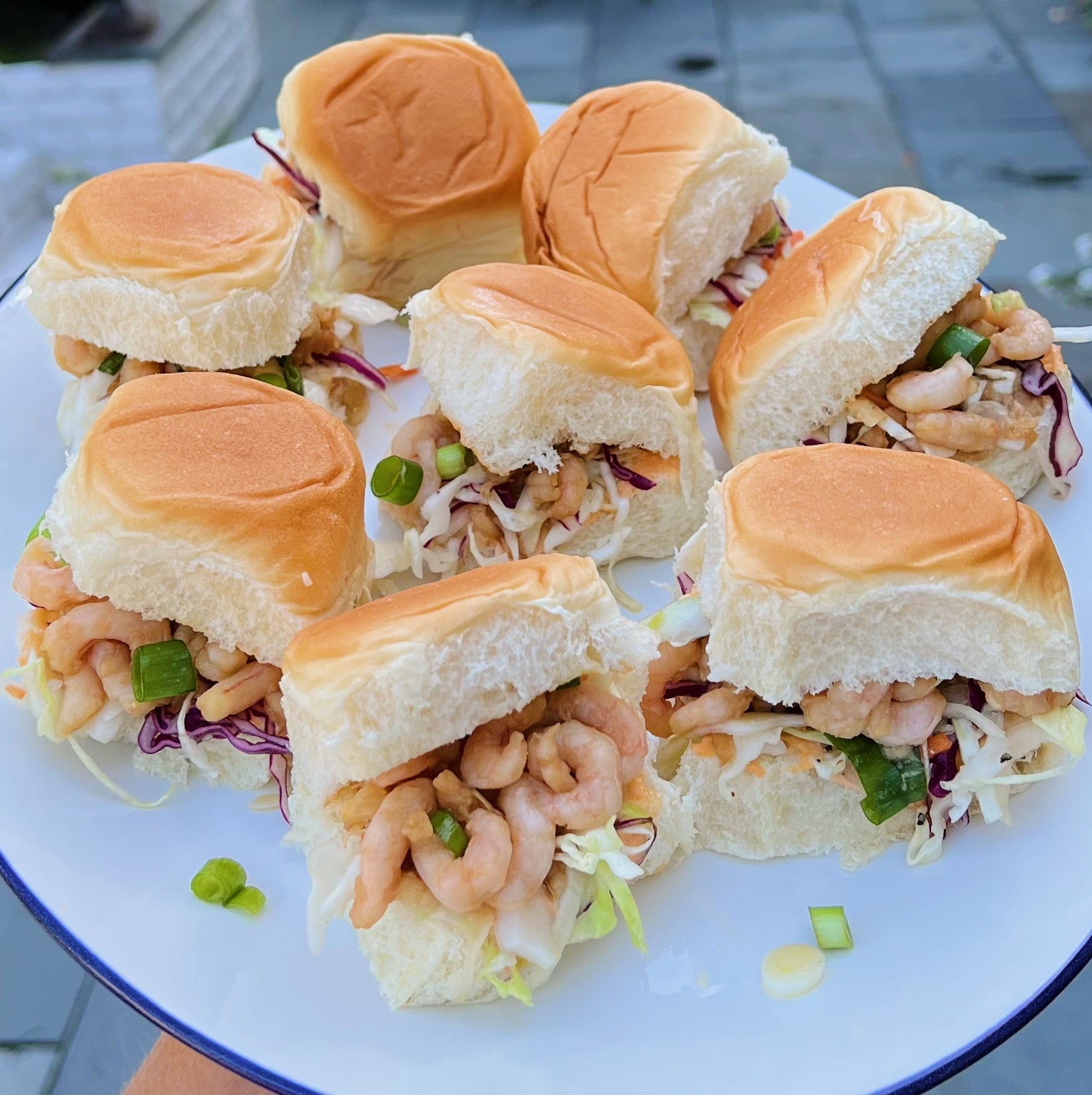 Asian-Inspired Shrimp Sliders