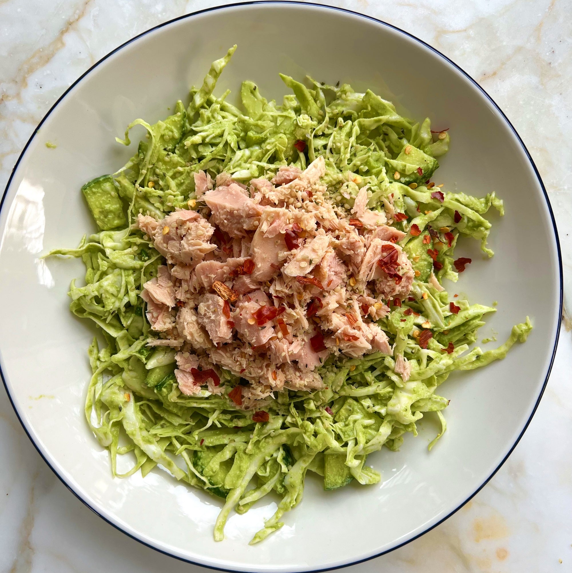 Green Goddess Salad with Albacore Tuna