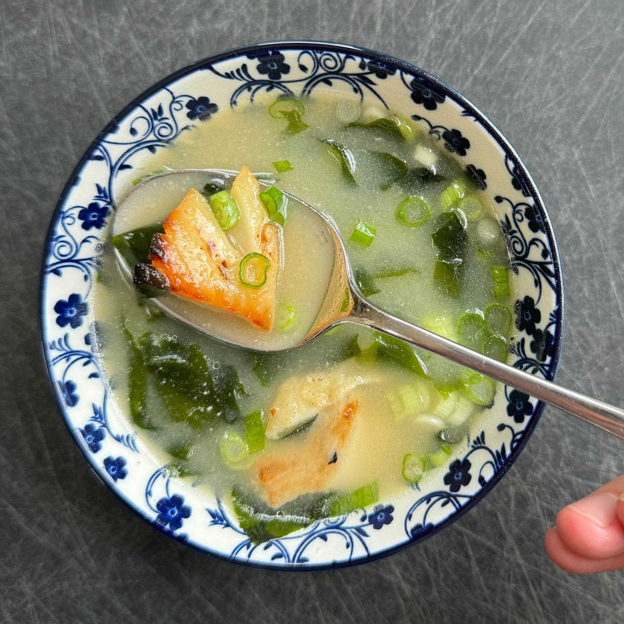 Miso Soup with Miso Marinated Sablefish