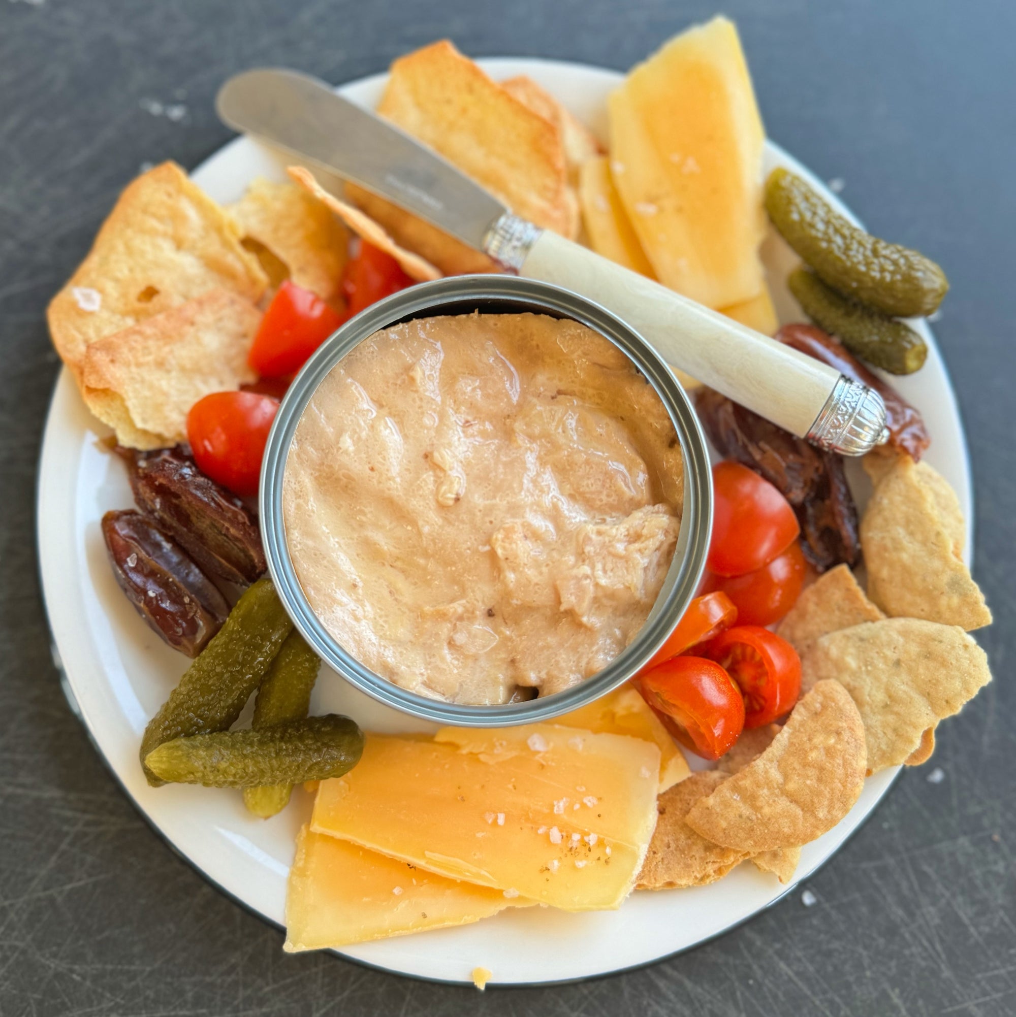 Canned Tuna Snack Plate