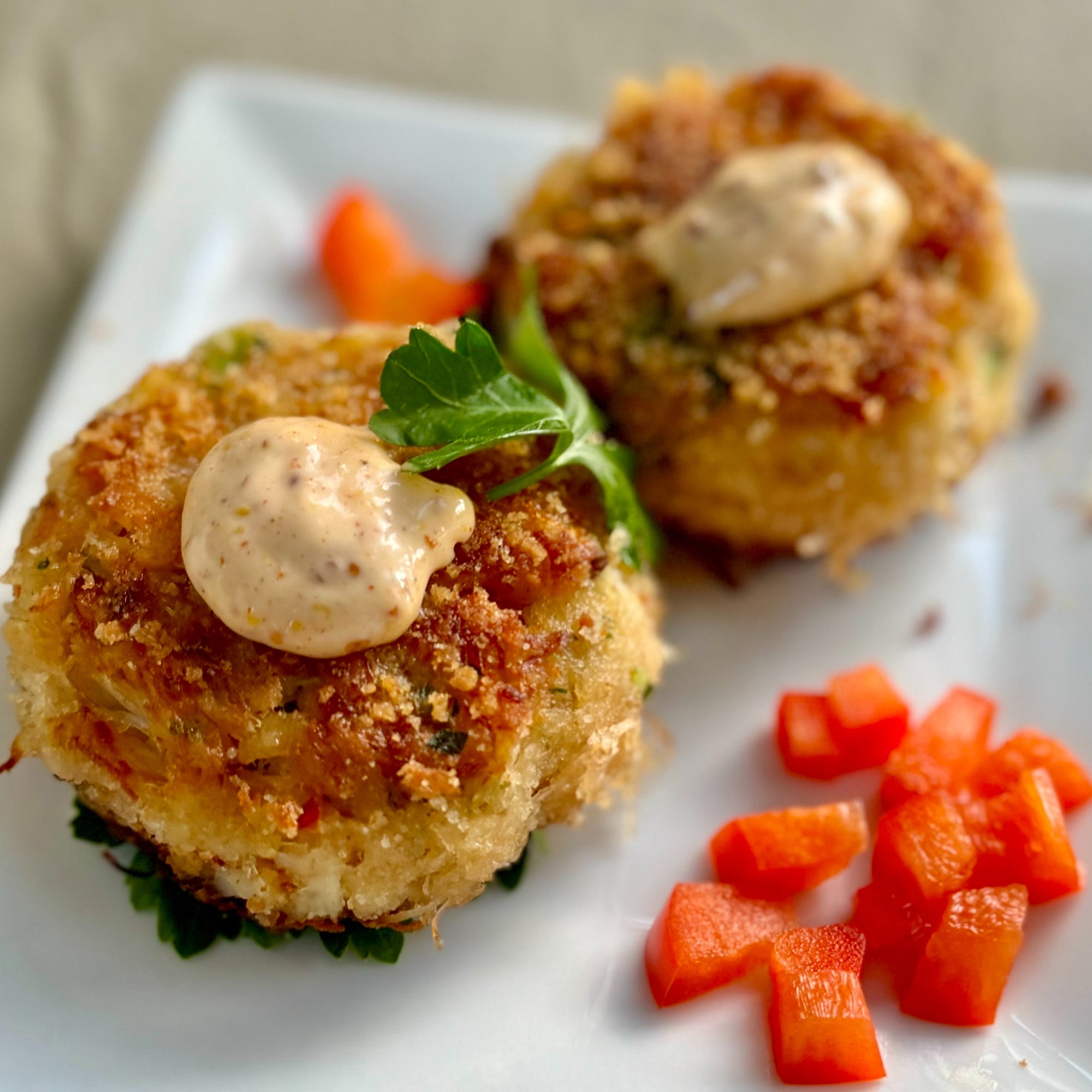 Besecker’s Classic Crab Cakes with Homemade Rémoulade Sauce