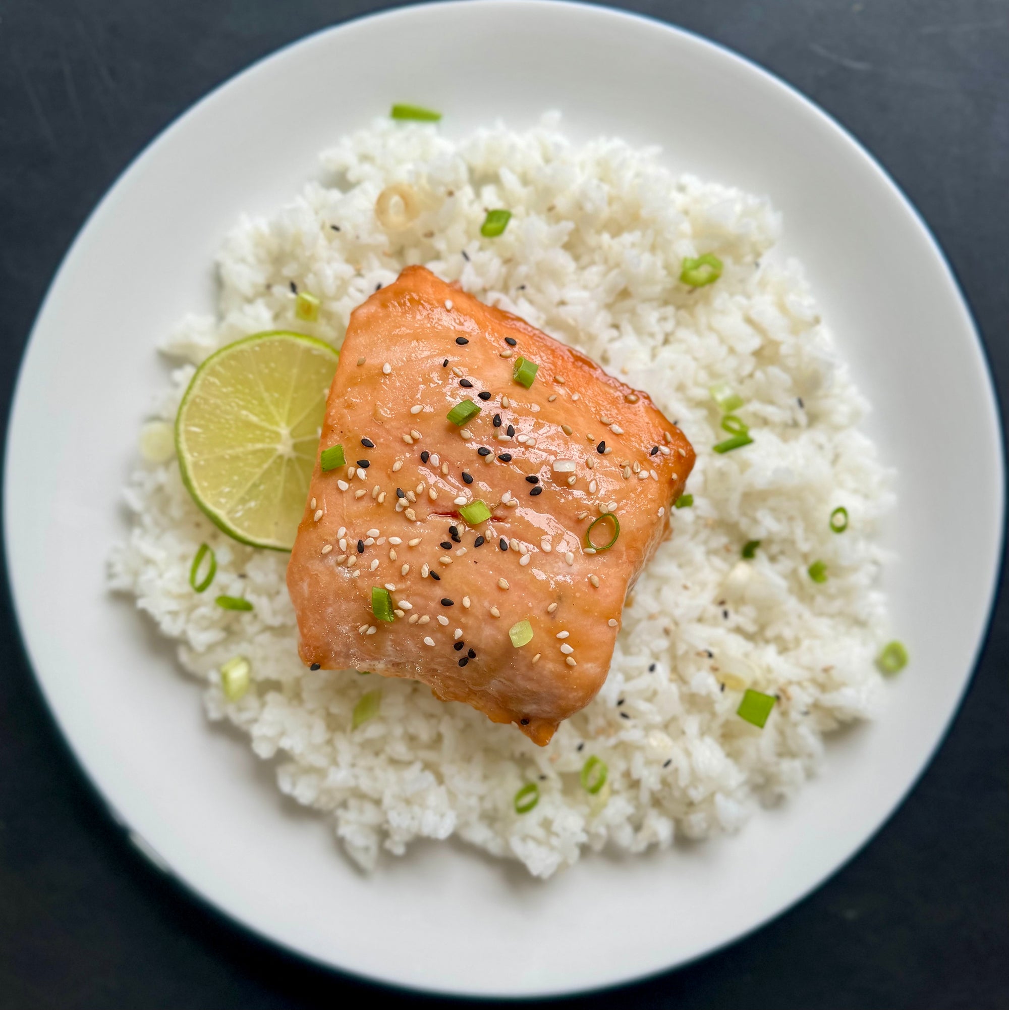 Miso Glazed King Salmon