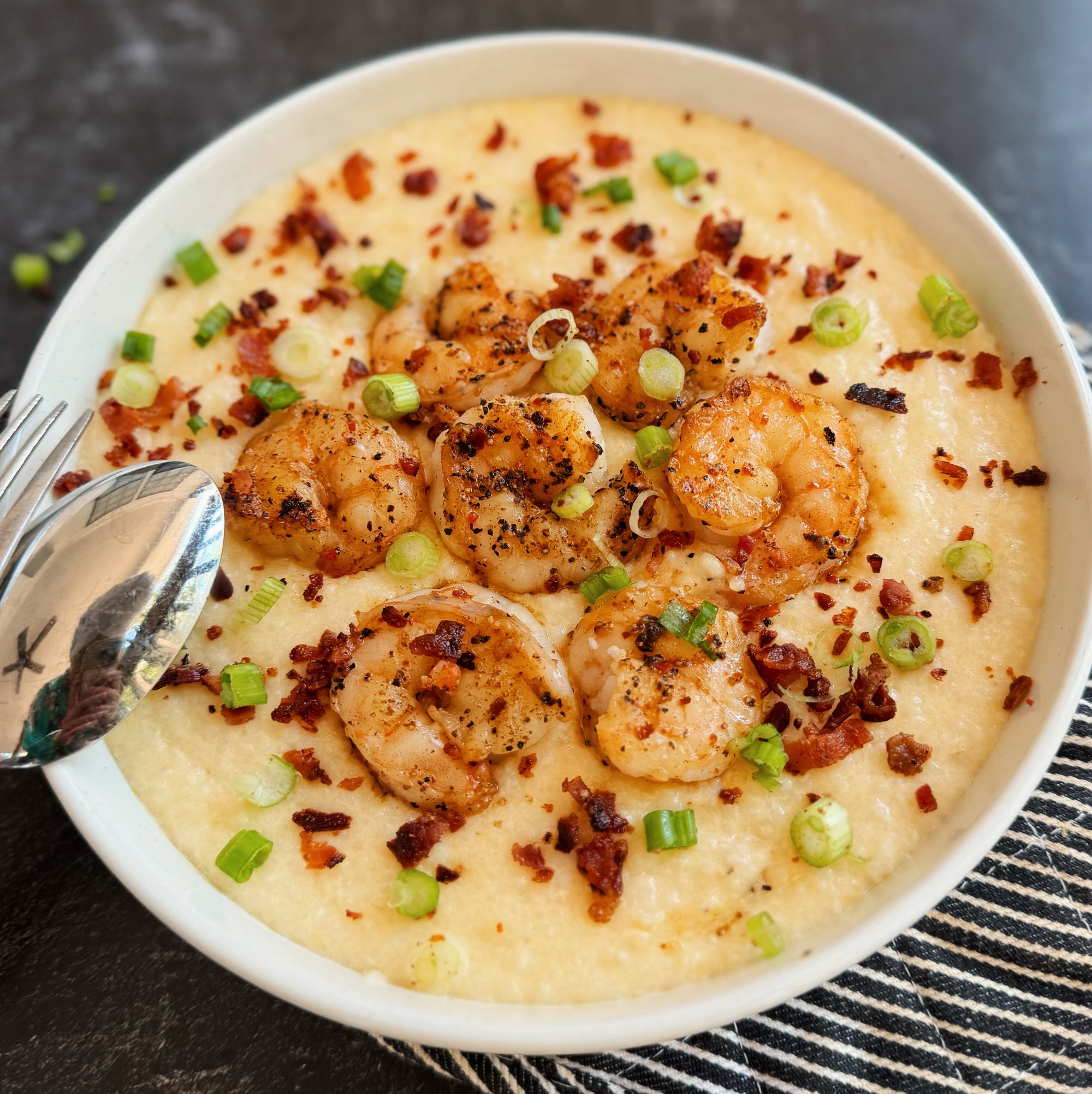 Easy Shrimp and Grits with Wild Gulf Shrimp