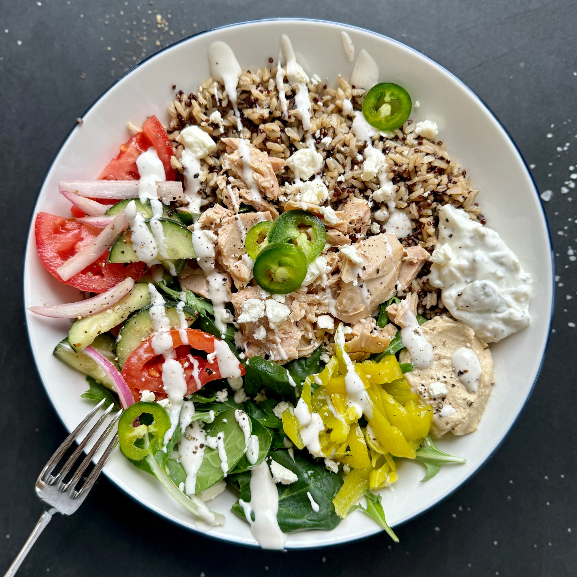 Mediterranean Tuna Bowl