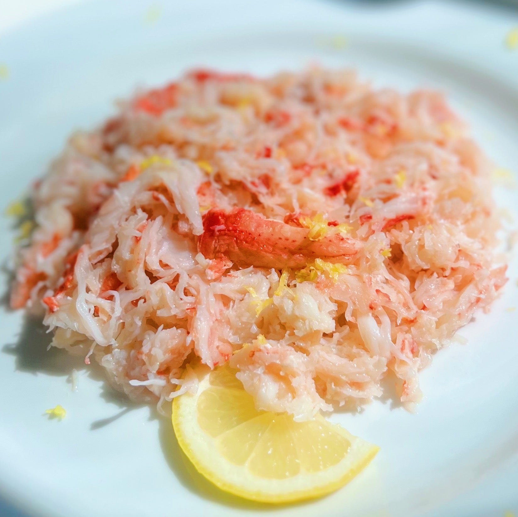 shredded snow crab meat