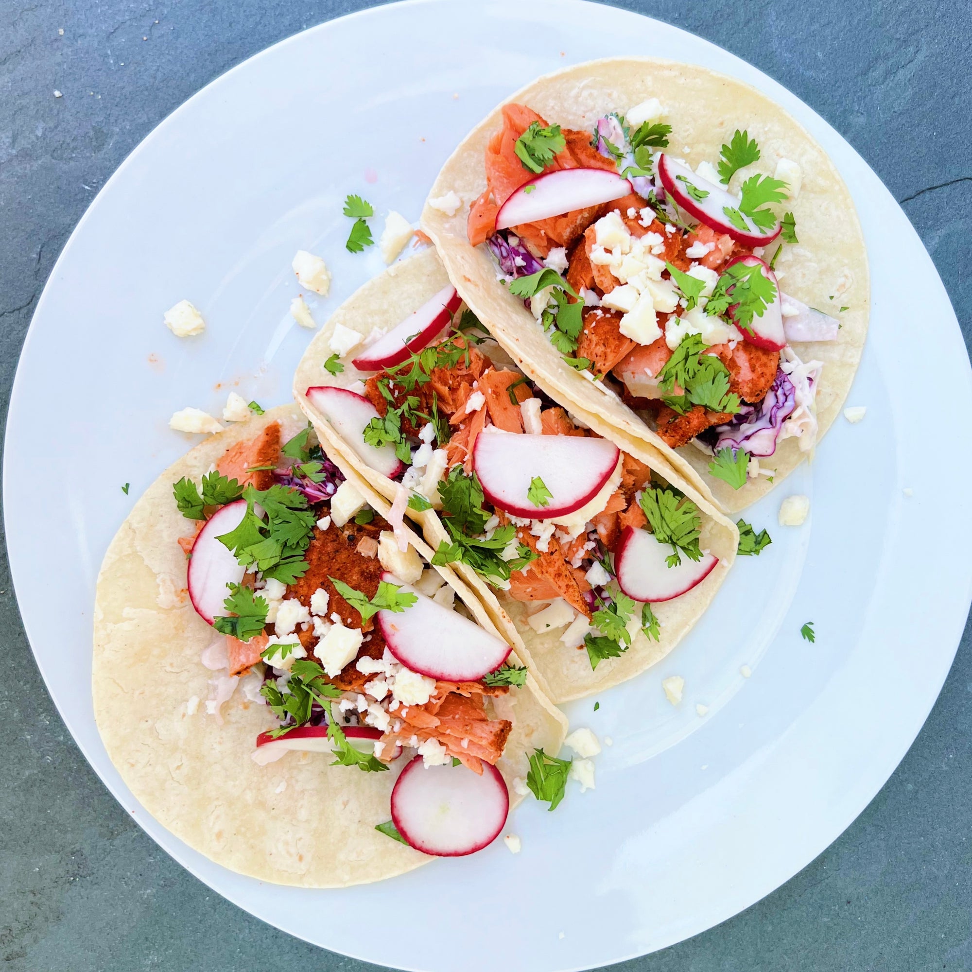 Premier Catch Salmon Tacos