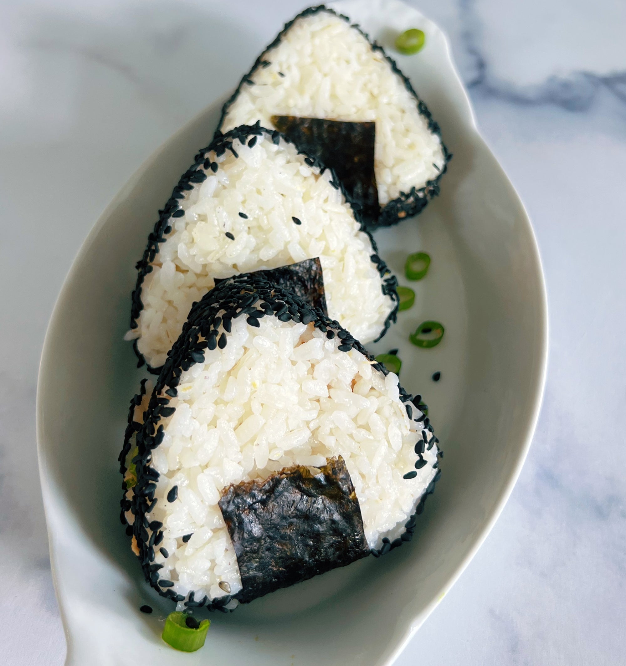 Spicy Tuna and Avocado Onigiri