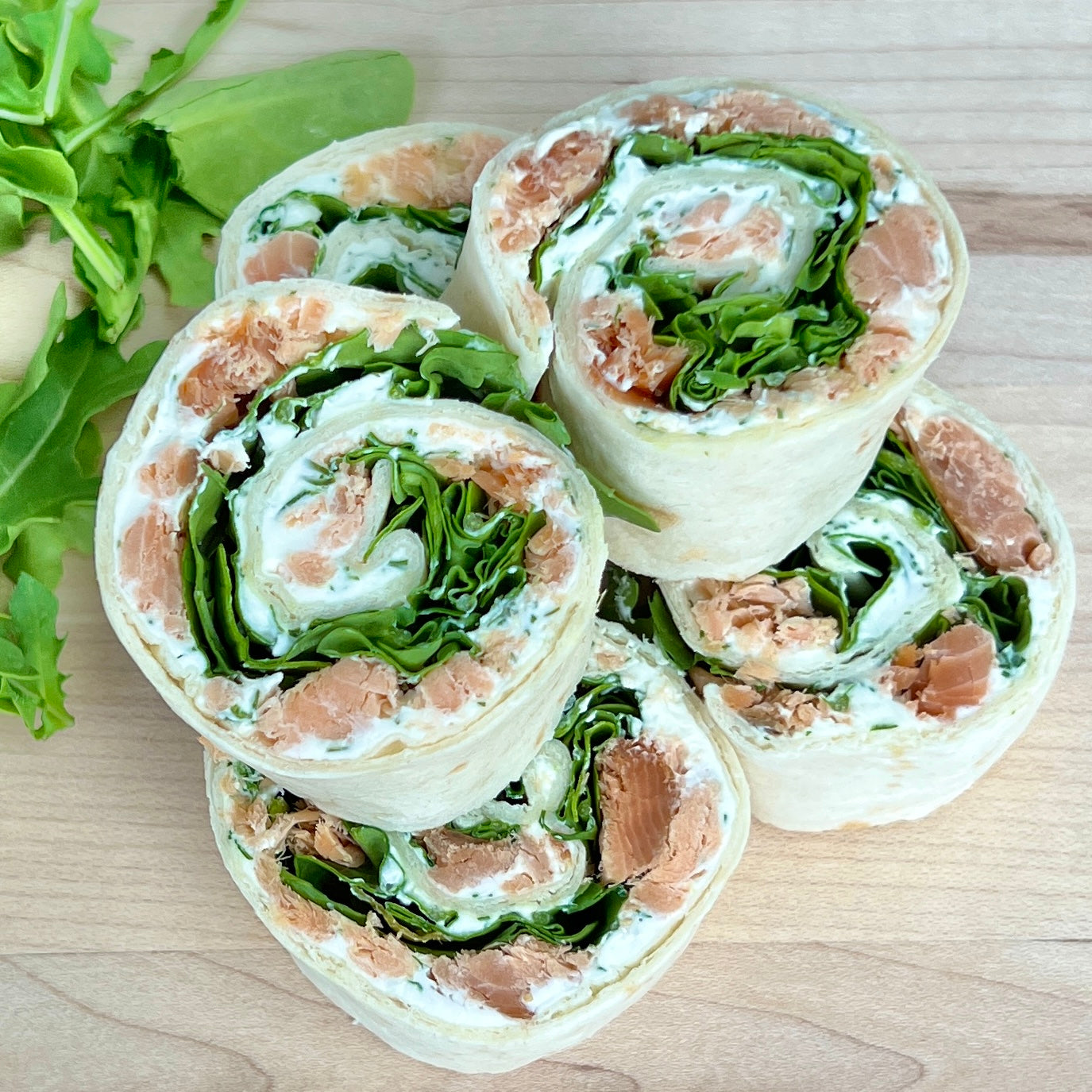 Smoked Salmon Pinwheels