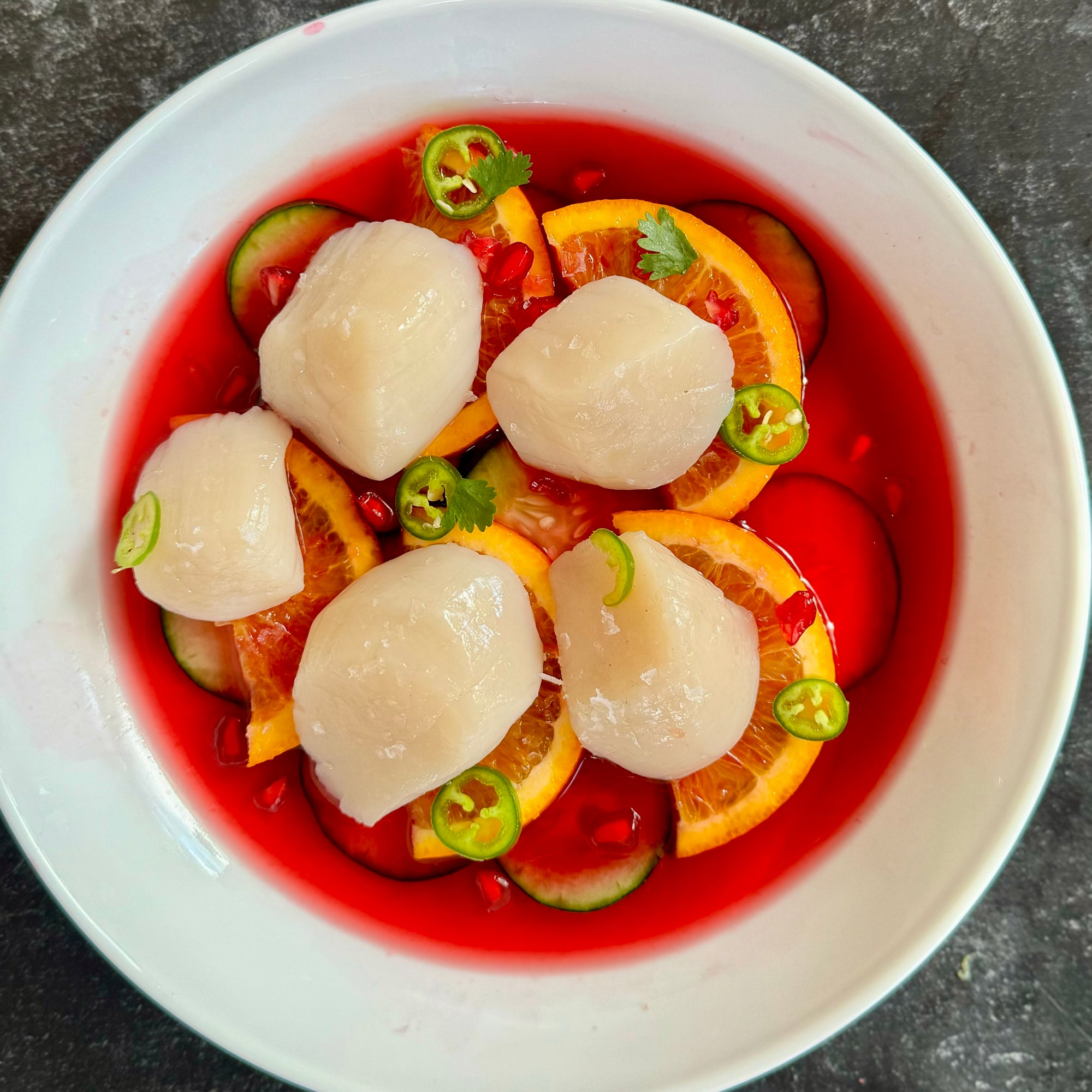 Citrus Scallop Crudo