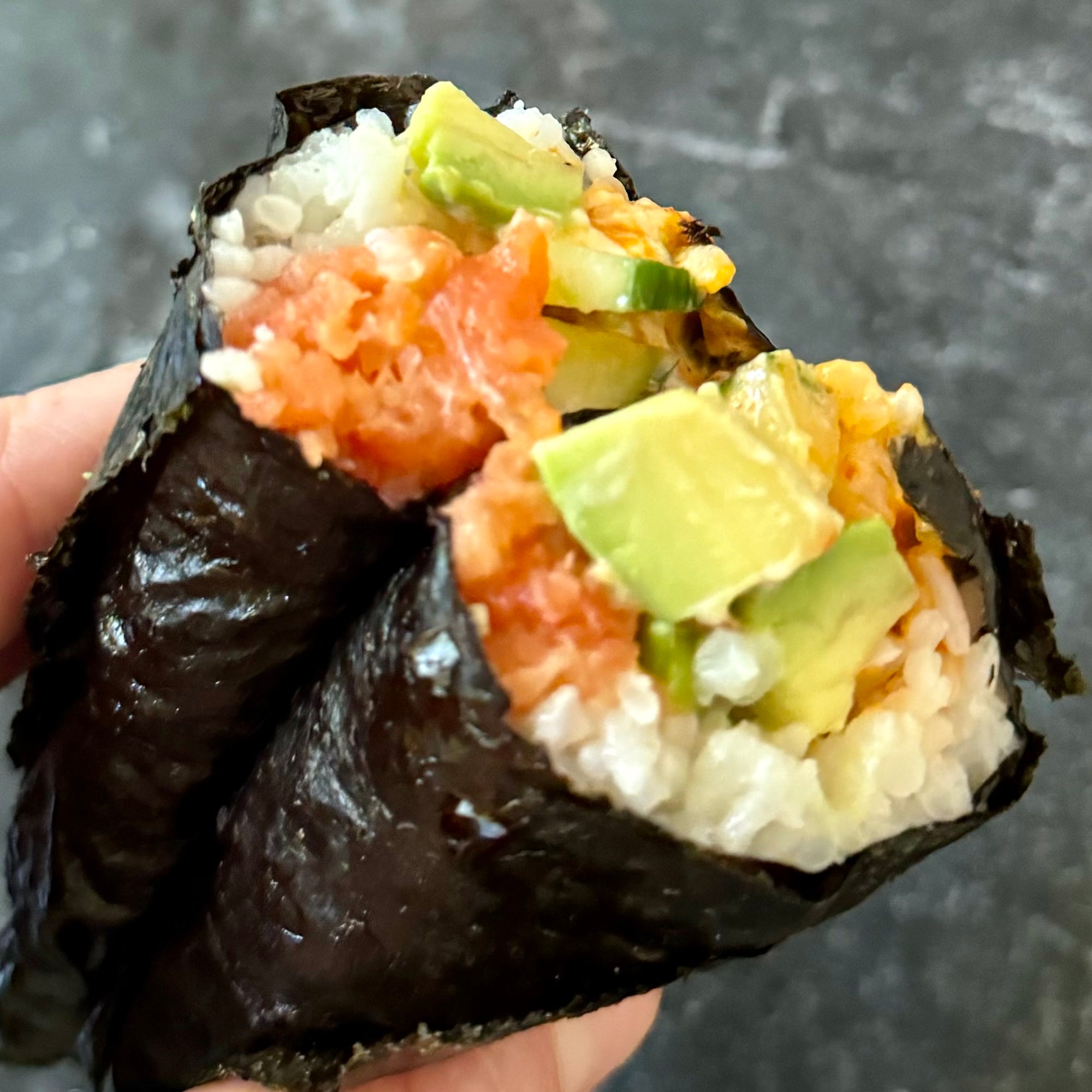 Salmon Avocado Sushi Burritos