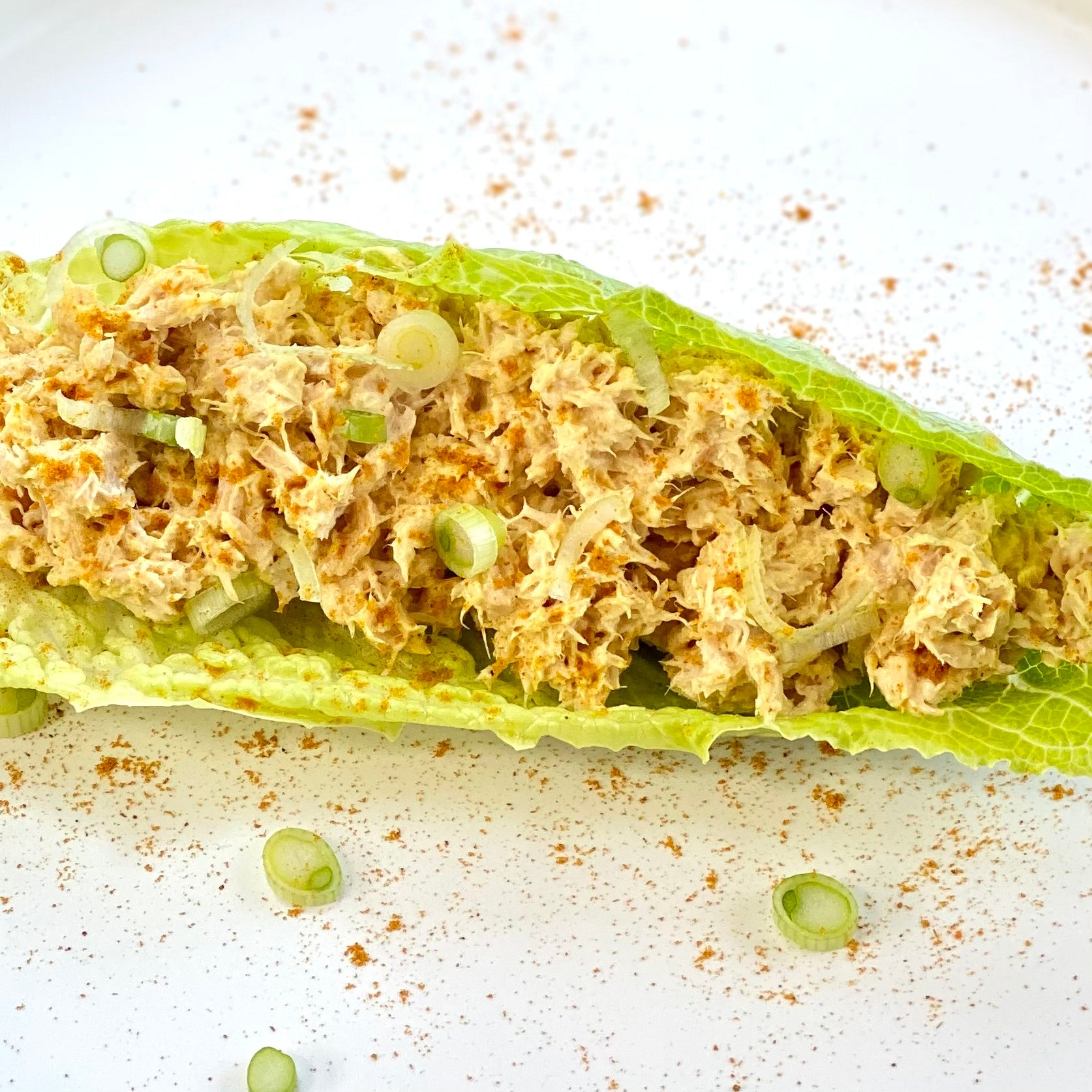 Albacore Tuna Curry Lettuce Wrap