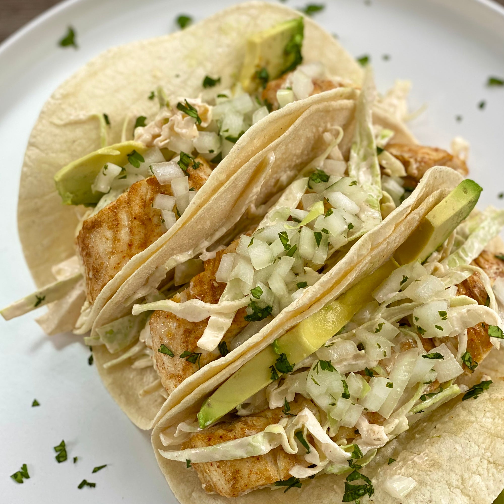 Sheet Pan Halibut Tacos