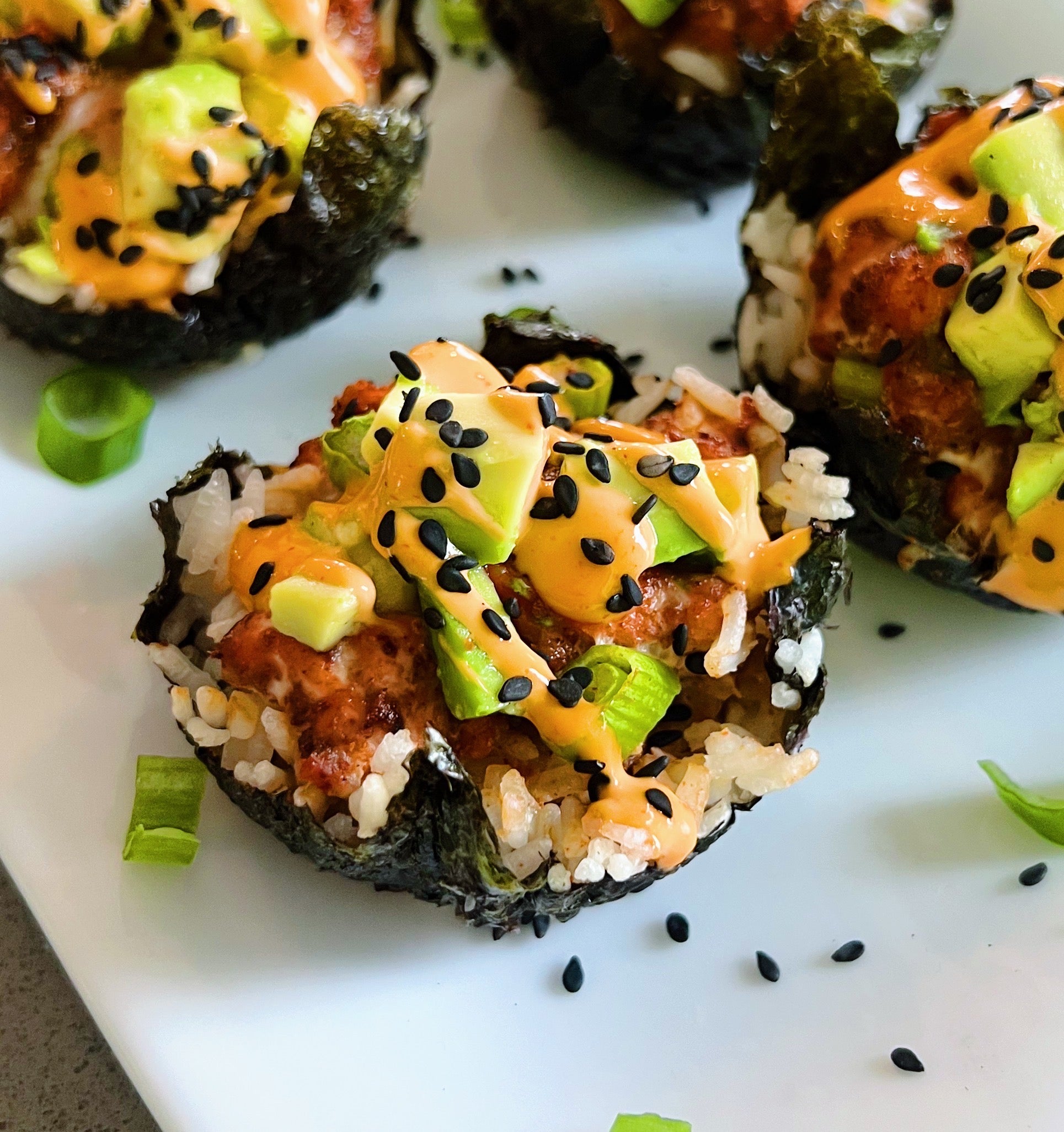 Salmon Sushi Muffins