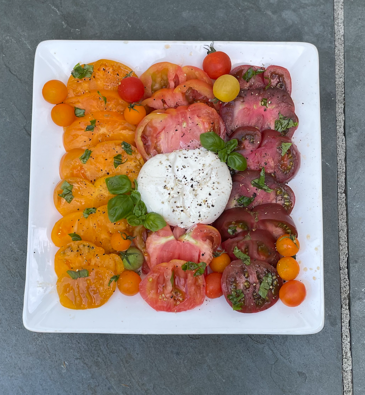 Heirloom Tomato and Burrata Salad