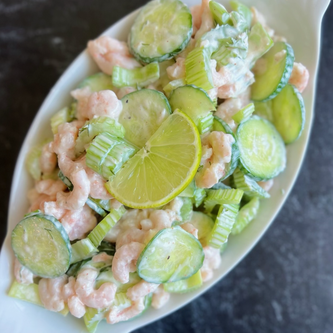 Creamy Shrimp & Celery Salad