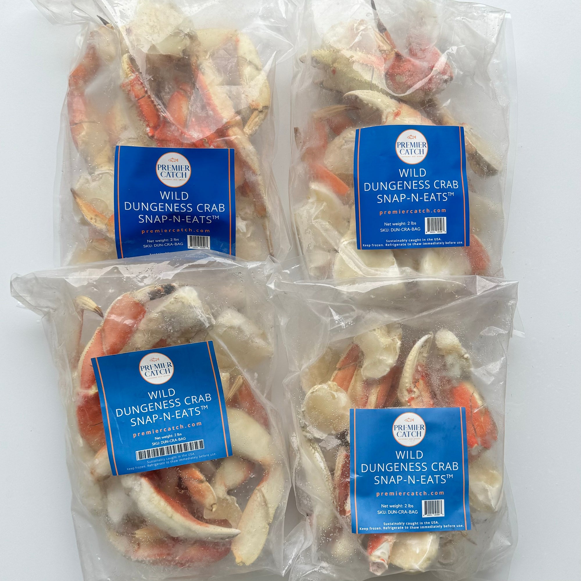 4 bags Dungeness Crab Snap-N-Eats