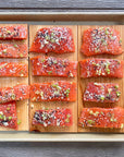 Cedar grilling planks on a pan for cooking in the oven